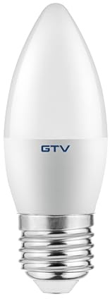 GTV LED Kerzenlampe C30 E27 6,0W 520lm 4000K Neutralweiß 230V 160° Kerzenform Mini Glühbirne