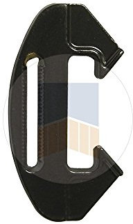Gâche en applique pour serrure à pêne levant - Blanc Ral 9010