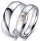 Beydodo Trauringe Paarpeis Edelstahl, Ringe Personalisiert Puzzle Herz 4MM 5MM Ring Damen Gr. 62 (19.7)+ Herren Gr.65 (20.7), Partnerringe Paar RingeSet