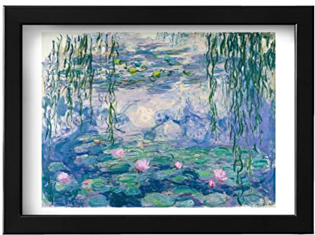 Spiffing Prints Claude Monet - Water Lilies (Nympheas) 1916 - Large - Semi Gloss - Unframed