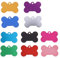 POPETPOP 20er Pack Hundeknochenanhänger Rohlinge-Haustier-Erkennungsmarke Knochenform doppelseitig Hund Katze Kosename Telefonnummer Erkennungsmarke Charme personalisiert (10 Farben, 30 mm)