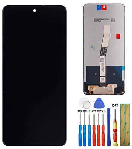 E-YIIVIIL Pantalla LCD compatible con Xiaomi Redmi Note 9S/Redmi Note 9 Pro de 6,67 pulgadas, pantalla táctil LCD con herramientas