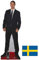 BundleZ-4-FanZ Z Ibrahimovic Footballer Lebensgrosse und klein Pappfiguren/Stehplatzinhaber/Aufsteller Fan Pack, 189cm 66cm Enthält 8X10 Foto