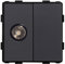 BSEED 1/2 TV con toma de corriente en blanco Negro 86mm