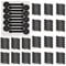 Happyupcity 20Sheets(200Pcs) Black Handmade Self Adhesive Evident Stickers Seals Sealing Lable Tamper Decorative Labels for Baking Craft Arts Food Food Retail Package