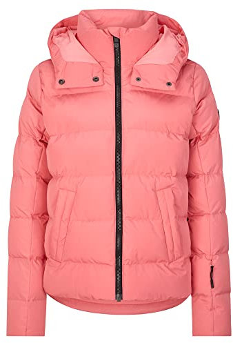 Ziener Damen TUSJA Ski-Jacke Freizeit, Sport | warm, wasserdicht, Micro Down, candy pink, 36