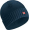 ACE NorwayBonnet d'hiver - Bonnet tricoté sur Laine de Mouton pour Adultes - Bonnet en Laine pour Femmes & Hommes - Bleu foncé