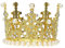 Tortendeko Geburtstag, Gold Krone Tortenaufsatz Mini Krone Kuchen Dekoration mit Strass und Perle Baby Shower Geburtstagsparty Hochzeit Tortendekoration Stirnband Kopfbedeckung für Kinder Mädchen