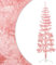 vidaXL Künstlicher Halb Weihnachtsbaum mit Ständer Schlank Christbaum Tannenbaum Dekobaum Kunstbaum Weihnachten Dekoration Weihnachtsdeko Rosa 150cm