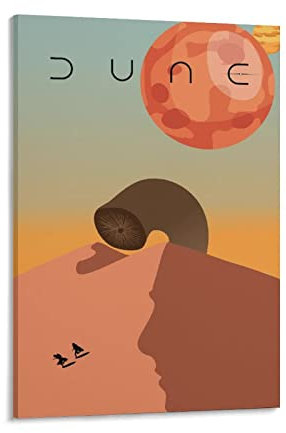 NANXIANG Filmposter Dune Filmposter Poster Poster Kunstdruck Wand Foto Farbe Poster Hängendes Bild Familie Dekor 30 x 45 cm