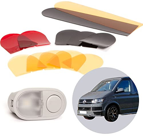 040 Parts Farbfilter Set für LED Innenbeleuchtung kompatibel mit VW T6 / T5 / T6.1 auswechselbare Filterfolien für VW Leuchten im Fahrzeuginnenraum