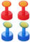 Bottle Top Waterers Plastic Beverage Bottles Watering Nozzles Sprinkler Heads for Plant Gardening 4pcs
