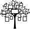 SUPERDANT Family Tree Wall Decor Family Tree Photo Frames Wall Stickers Home Decor Wall Art Sticker DIY Art PVC Wall Deca Decals Wall Sticker Vinyl Transfer
