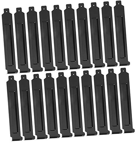 20pcs Pc Graphics Card Bezel Computer Case Blank Expansion Blank Plate Pci Slot Cover Chassis Bits Block Computer Chassis Block Pci Slot Blanking Plate Slot Cover for Computer Case