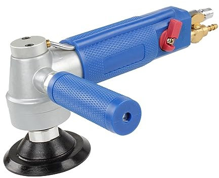 Pulidora eléctrica portátil, Amoladora neumática de chorro de agua de 3 pulgadas/4 pulgadas, pulidora de aire for suelo de piedra de Jade de mármol, lijadora, herramienta de pulido, 4300RPM Ligero de