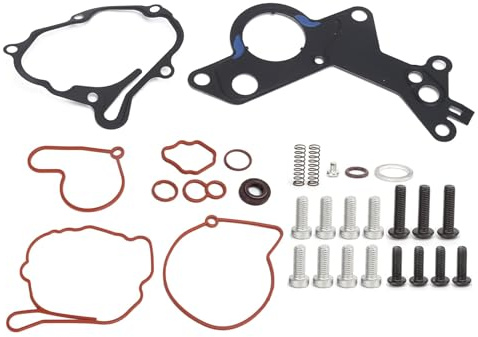 Unterdruckpumpe Reparatursatz Dichtungssatz, 038145209 Vakuumpumpe Reparatursatz Dichtsatz Tandempumpen-Reparatursatz für Seat 1.2TDI 1.4TDI 1.9TDI 2.0TDI 2.0SDI 00-10