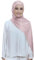 Lina & Lily Damen Hijab Kopftuch Schal mit Glanz-Schimmer Für Muslimische Frauen (Puderrosa)