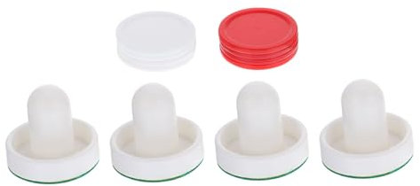 MOBUTOFU 2sätze Airhockey-schläger Und Pucks Sets Für Spiel Ersatz Für Airhockey-ausrüstung Hockey-zubehör Mit Slidern Und Pucks Für Spielzimmer