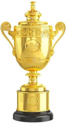 Huadafun Tennis Ball Championship Trophy Grand Slam Challenge Cup Cup 1: 1 Champion Trophies Replik Fans Sammlerstücke Souvenirs Clubhouse Arena Display Ornamente