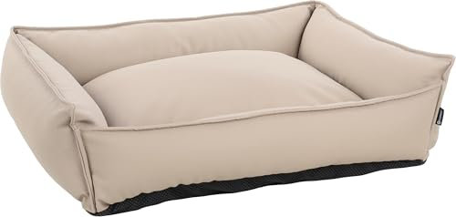 Flamingo Korb Leder - Stil und Komfort - Odet Rechteck - Beige 80x67x22cm