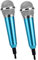 WHAMVOX 2pcs Mini Mobile k Singing Microphone with Jack Portable Lightweight Mini Mic for Karaoke and Voice Recording Compatible with Smartphones and Random Style