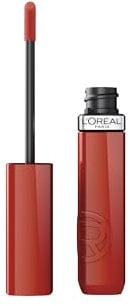L'Oréal Paris - Laque à Lèvres Liquide Effet Vinyle - Couleur Intense & Fini Brillant - 16h* de Brillance Laquée Inarrêtable - Sans Transfert - Infaillible Laque Resistance - Teinte : Café Parisien