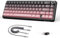 LexonElec x Attack Shark X66 60% Mechanische Tastatur Kabellos mit Lautstärkeregler, Hot-Swap Gasket Mount, 2.4G/USB-C/BT5.0, QWERTY PBT Keycap, Mini 66 Key RGB Gaming Tastatur für Win/Mac-Black/Pink