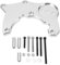 Dyocoag AC AC Aire acondicionado Compresor High Mount Bracket Kit LS1 LS2 LS3 LS6 Vortec Aluminio