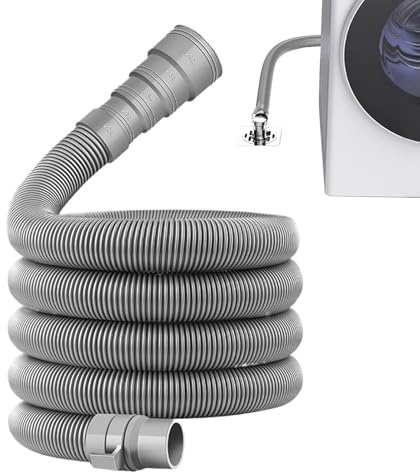 Tuyau d'évacuation pour caravane | 4 m Tuyau Flexible Étanche Caravane| Kit de tuyau d'évacuation des eaux usées pliable | Anti-fuite et gain de place | pour camping-car, caravane et remorque