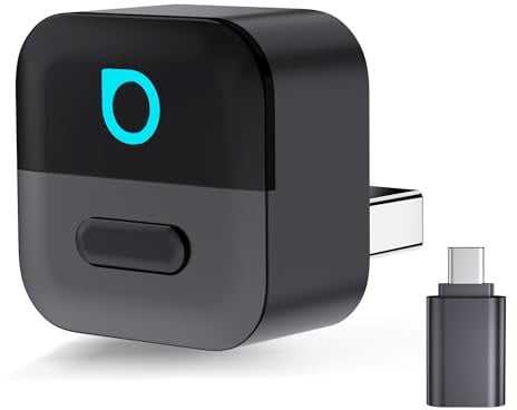 OTTOCAST Novità 2026 Mini Pico, Adattatore Wireless 2-in-1 CarPlay & Android Auto, Cambio dispositivo con un tocco, Plug & Play, WiFi 6 & Bluetooth 5.4, Connessione automatica per iPhone & Android