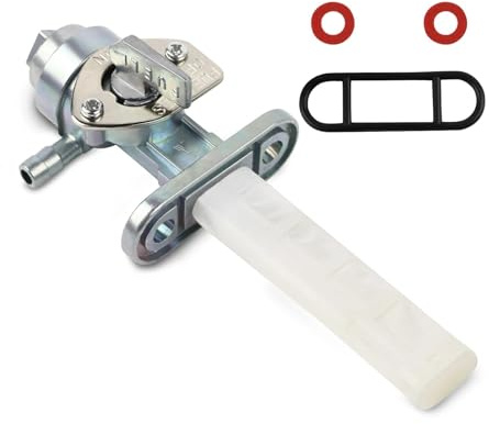 EJUOYO Convient pour Suzuki TS GS GN 125 250 TS 50 125 185 250 GZ DR DS 90 100 125 GP GT : Robinet d'essence, vanne de réservoir Interrupteur de Robinet Essence Moto