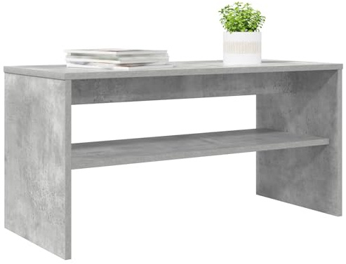 vidaXL TV-Schränk 80 x 35 x 40 cm Beton Grau Holzwerkstoff