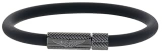 Aston Martin Herren Armband Silikon Edelstahl AML THRILL