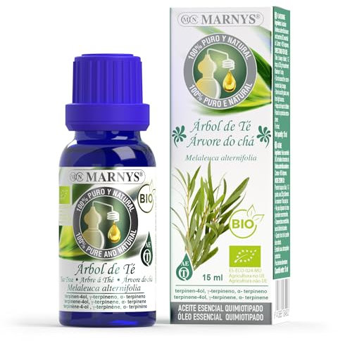 MARNYS Aceite Esencial Árbol de Té BIO 100% Puro Quimiotipado 15ml