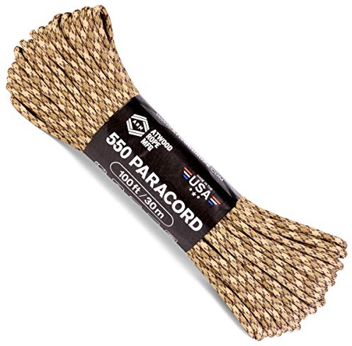 Atwood Rope MFG 550 Paracord 300 metri 7-Strand Core Parachute Cord (Rattler)