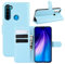 Fertuo Coque Xiaomi Redmi Note 8 2021, Antichoc Portefeuille Étui Housse en Cuir à Rabat Flip Cover Case avec Porte Carte, Béquille, Boucle Magnétique pour Xiaomi Redmi Note 8 Smartphone, Bleu