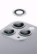 TECHKUN 3 pellicole protettive in vetro temperato per fotocamera posteriore per iPhone 11 Pro (5,8 pollici)/iPhone 11 Pro Max (6,5 pollici) - Argento