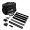 Palmer Pedalbay 40 PB Set - Pedalboard mit Powerbar/Netzteil mit 8 Ausgängen, schwarz, 40 cm