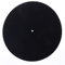 HOWWOH Tappetino per Giradischi in Feltro Tappetino Antiscivolo per LP Audiophile 3mm di Spessore per LP Disco per Dischi in Vinile Pad Nero