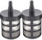 2 Pcs Hose Pipe Filter Car Wash Garden Irrigation Filters Sprayer Pump Filtering Net Strainer Stainless Steel Mesh Filter