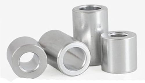 5/10 Stück M3 M4 M5 M6 M8 M10 Aluminium-Unterlegscheibe Buchse rund hohl kein Gewinde Abstandshalter Dicke 2/3/4/5/6/8/10/12/16 mm-M10 5 Stück, Dicke 4 mm