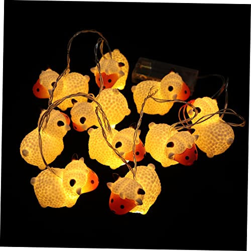 Warmhm 1 Satz Schaf-Lichterkette Alpaka-Figur Lammfigur Nutztierfiguren Wohnkultur nachtlampe Hängende Lichtparty LED Laternenpfahl Leuchter Lichterketten Kind schmücken Vinyl
