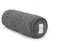 Spirit Love Merino Schafwolle Yoga Bolster | Yogarolle Kissenrolle | Weiche Naturwolle Waschbarer Bezug | Reisefreundlich Nackenrolle | Knierolle | Rund 40x15cm - Graphit
