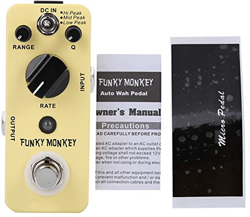 Gitarrenpedal, Gitarreneffektpedal Wah-Effekt-Peda-Effektpedal mit True Bypass für E-Gitarre