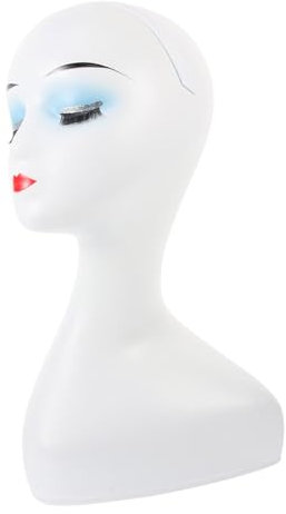 Baluue Espositore Per Manichino Per Parrucche Realistico - Organizzatore Per Riporre Parrucche E Cappelli Porta Accessori Per Professionisti Dello Styling