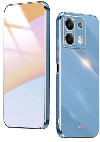 HAOYE Hülle für Honor X6C, Premium Qualität Ultradünn Weiche Galvanisieren von TPU Handyhülle, Silikon TPU Schock-Absorption Schutzhülle Case. Blau