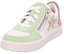 Superfit Mädchen Stella Sneaker 1-000802 Strassenschuhe, Hellgrün Weiss 7500, 36 EU