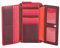 VISCONTI Leder Damen Geldbörse Rainbow Mehrfarbig XL Purse (RB78) (Plum Multi)