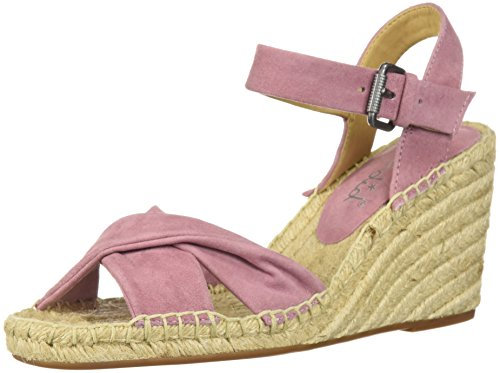 Splendid Women's Fairfax Espadrille Wedge Sandal, Rose, 5.5 Medium US
