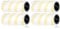 SPARES2GO Roller Set Compatible with Karcher FC 3 FC 5 FC 7 Cordless Wet & Dry Hard Floor Cleaner (2 x Pack of 2)